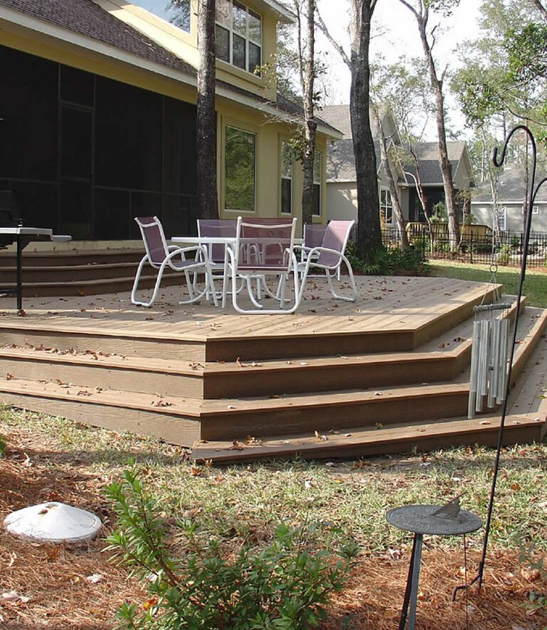 Wooden Deck and Fence Installation V1